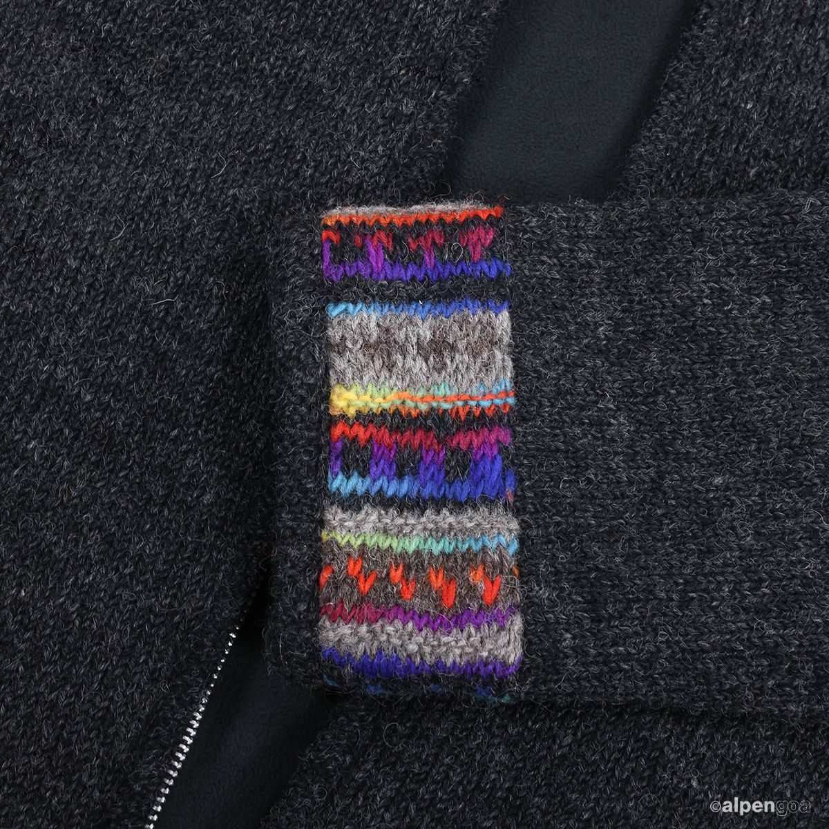 Wolljacke Modell Viomax Detail